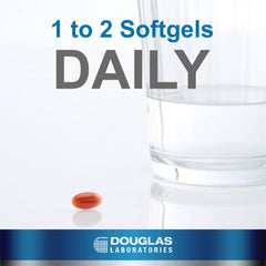 Douglas Laboratories Lutein label clearly shows dosage and nutrition details