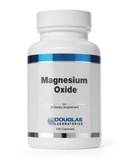 Douglas Laboratories Magnesium Oxide bottle with capsules supporting bone and heart health