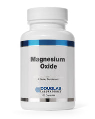 Douglas Laboratories Magnesium Oxide bottle with capsules supporting bone and heart health
