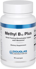 Douglas Laboratories Methyl B12 Plus bottle with lozenges for energy support.