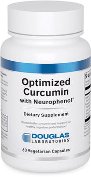 Douglas Laboratories Optimized Curcumin with Neurophenol bottle front suggesting easy daily use