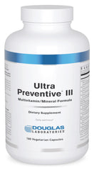 Ultra Preventive III capsules front view by Douglas Laboratories for daily nutritional balance