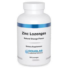 Douglas Laboratories Zinc Lozenges orange flavor pack may support immune function.