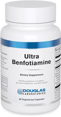 Douglas Laboratories Ultra Benfotiamine bottle front promoting daily circulation support