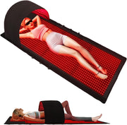 Dowceivm red light chamber front view showing full-body coverage for multi-zone therapy