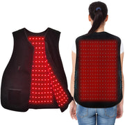 Dowceivm red light vest front view showing full-body coverage for potential comfort and recovery support