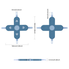 Doytn ear-cleaner safety design prevents over-insertion.