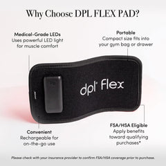 DPL Flex Pad contoured for full‑body coverage and comfortable use.