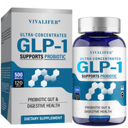 DQQI GLP-1 Booster bottle front view for daily wellness support.