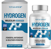 DQQI hydrogen tablets bottle front for easy daily hydration.
