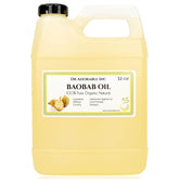 Dr Adorable Baobab Oil 32 oz bottle close-up, pure cold-pressed formula for skin and hair