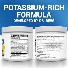 Dr. Berg 1000 mg potassium bottle highlights electrolyte balance for endurance