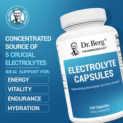 Capsules close-up showing potassium and chloride content for balanced hydration