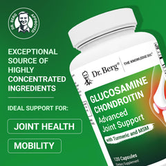 Label detail highlights turmeric and boswellia in Dr. Berg mix.
