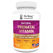 Dr. Berg Natural Prenatal bottle front view for daily routine.