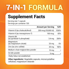 Dr. Berg D3 K2 bottle with MCT oil emphasizes better uptake