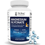 Dr. Berg Nutritionals maximum-strength magnesium bottle ready for daily calm