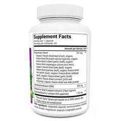 Closeup of Dr. Berg's DIM capsules for easy daily wellness.
