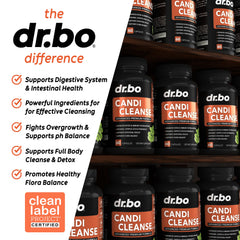 DR. BO Candi Cleanse packaging box for compact storage