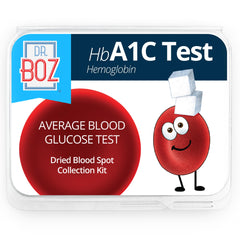 Dr. Boz HbA1c kit blood collection at home for convenient testing