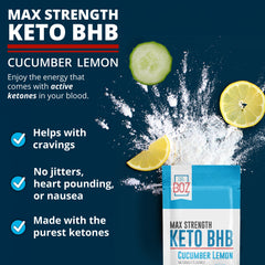 Dr Boz Keto BHB Powder tub label highlights exogenous ketones information