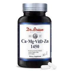 DR.BRIAN calcium supplement bottle front view for bone health support.