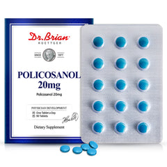 DR.BRIAN Policosanol 20mg bottle front for heart health support