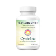 Dr Clark Store Cysteine 500mg bottle shown for everyday wellness
