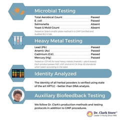 Dr. Clark Vitamin B6 packaging with nutrition facts; supports metabolism.