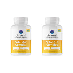 DR. EMIL NUTRITION Total Gut Health Complex bottle front for daily digestive support