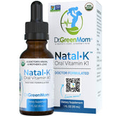 Dr. Green Mom Natal K bottle for newborn vitamin K1 supplementation.