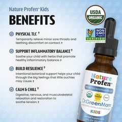 Dr. Green Mom Nature Profen Kids dosing dropper supports accurate, weight-based administration