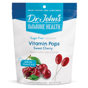 Dr. John’s Weet Cherry Pops pack on display for sugar-free snacking