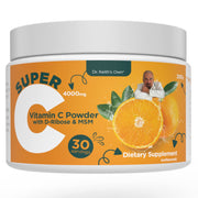 Dr. Keith's Own Super C bottle ready for daily immune support.