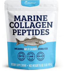 Dr. Matthew Marine Collagen powder bottle for daily supplement.
