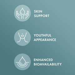 Dr. Mercola Hair, Skin and Nails label reveals non-GMO, gluten-free and soy-free attributes.