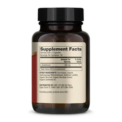 Dr. Mercola Liposomal Glutathione capsules close-up emphasizing easy to swallow form