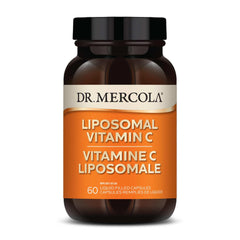 Dr. Mercola Liposomal Vitamin C bottle showing 1,000 mg dose for daily immune support
