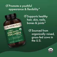 Grass-fed cows image associated with Dr. Mercola collagen production