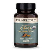 Dr. Mercola Organic Chaga bottle front for daily use