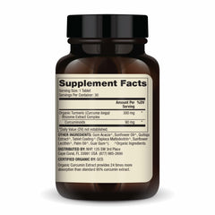 Dr. Mercola Organic Curcumin Extract tablets presented for daily wellness support.