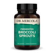 Dr. Mercola Organic Fermented Broccoli Sprouts bottle for daily detox support