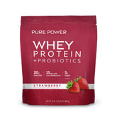 Dr. Mercola Pure Power Whey bottle showcasing protein powder for recovery