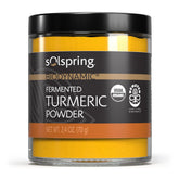 Dr. Mercola Solspring turmeric powder jar ready for everyday cooking and flavor enhancement.