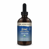Dr. Mercola Zinc Liquid Drops bottle with organic seal for immune support