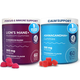DR. MORITZ Ashwagandha Gummies bottle front with daily calm focus