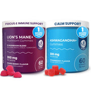 DR. MORITZ Ashwagandha Gummies bottle front with daily calm focus