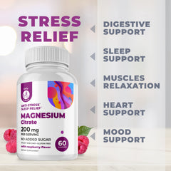 DR. MORITZ bottle label showing 60 count serving size for magnesium