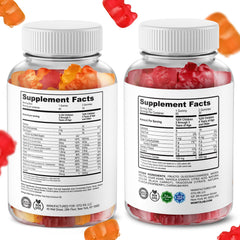 DR MORITZ Magnesium Gummies being poured for easy daily dose