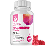 DR. MORITZ Magnesium Citrate Gummies bottle on shelf for calm support.